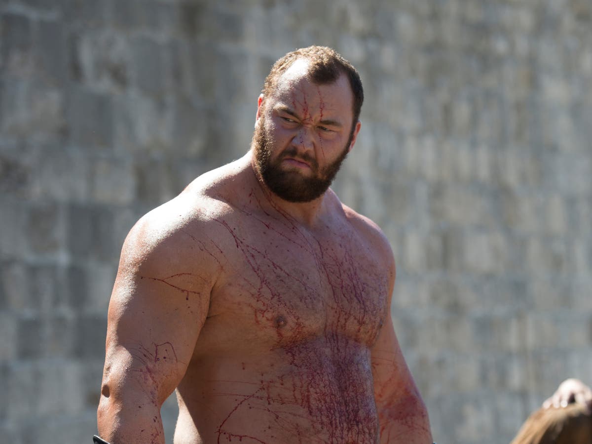 Game of Thrones star Hafthor Julius Bjornsson shares shocking body