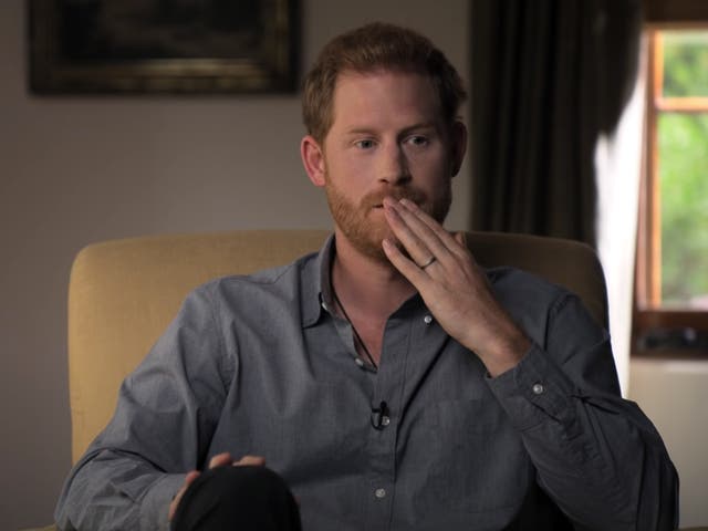 <p>Prince Harry spoke to Oprah about the </p>