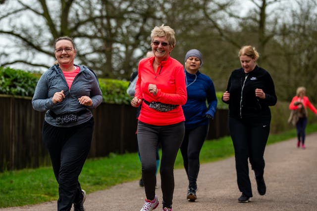 Parkrun event in London’s Osterley Park before the Covid lockdowns