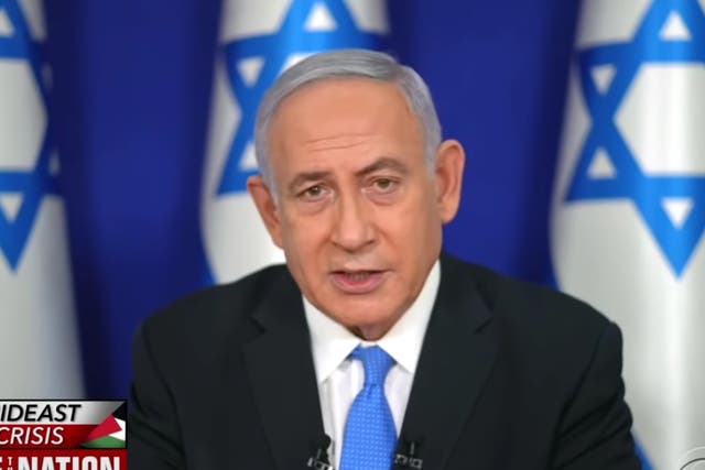 <p>Israel prime minister Benjamin Netanyahu interviewed on CBS on Wednesday </p>