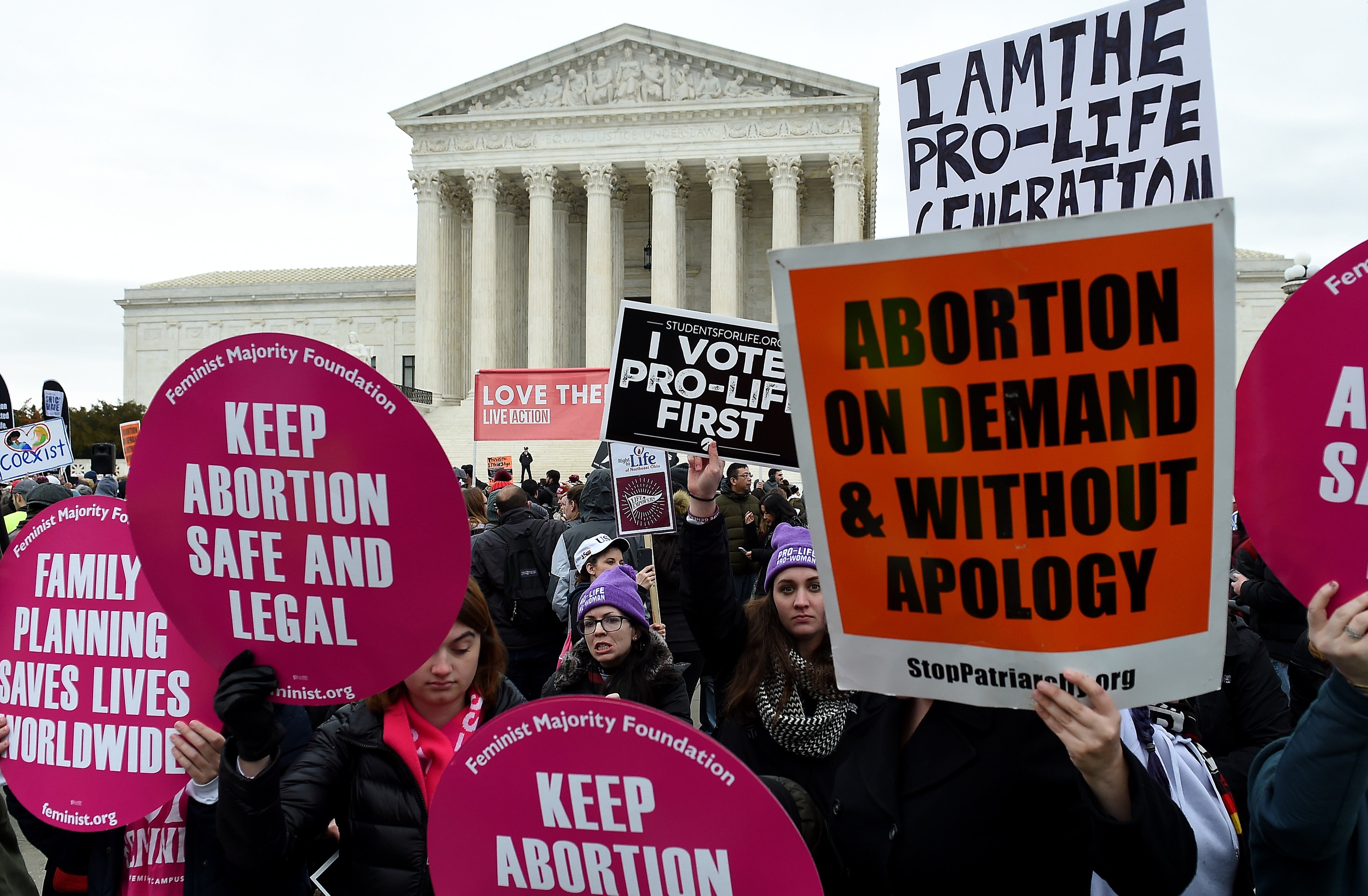 Legal abortion access could effectively end for women in much of the American South and Midwest, analysis suggested