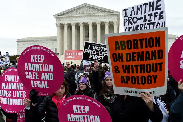 <p>Legal abortion access could effectively end for women in much of the American South and Midwest, analysis suggested</p>