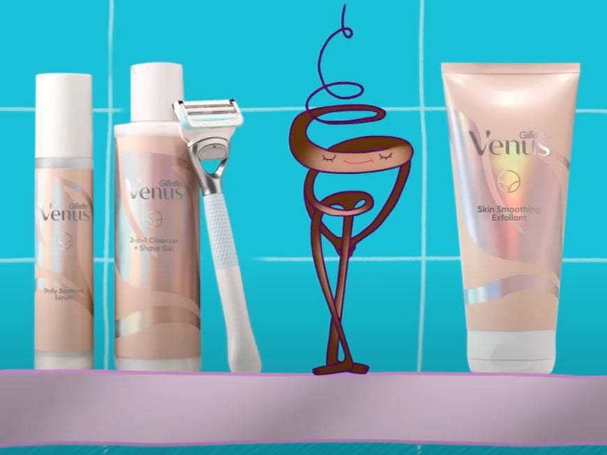 Gillette’s new Venus advert stars a singing pubic hair indy100