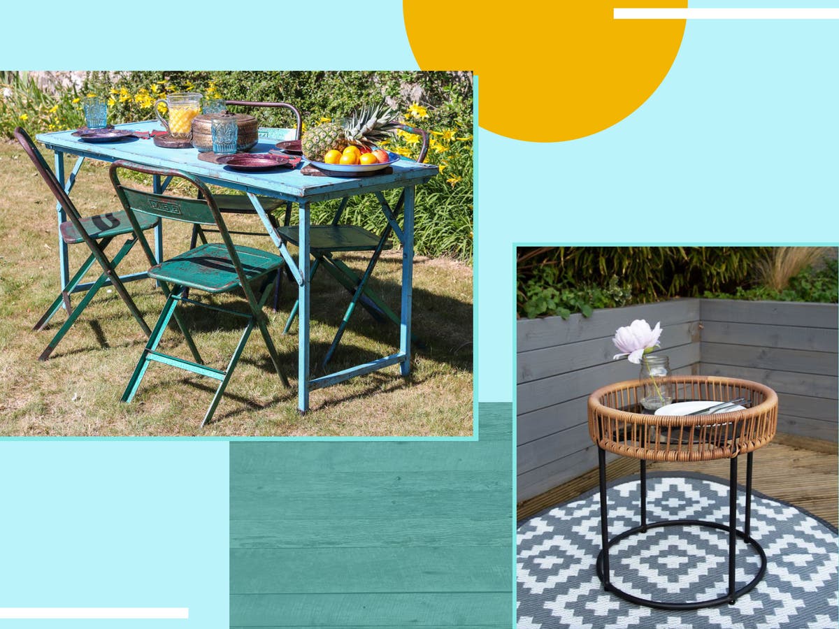 Best outdoor table Big, small and folding styles   The Independent