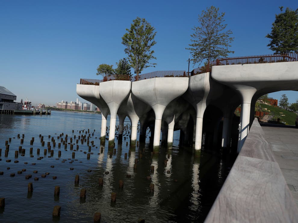 Barry Diller unveils controversial $260m man-made island off Manhattan