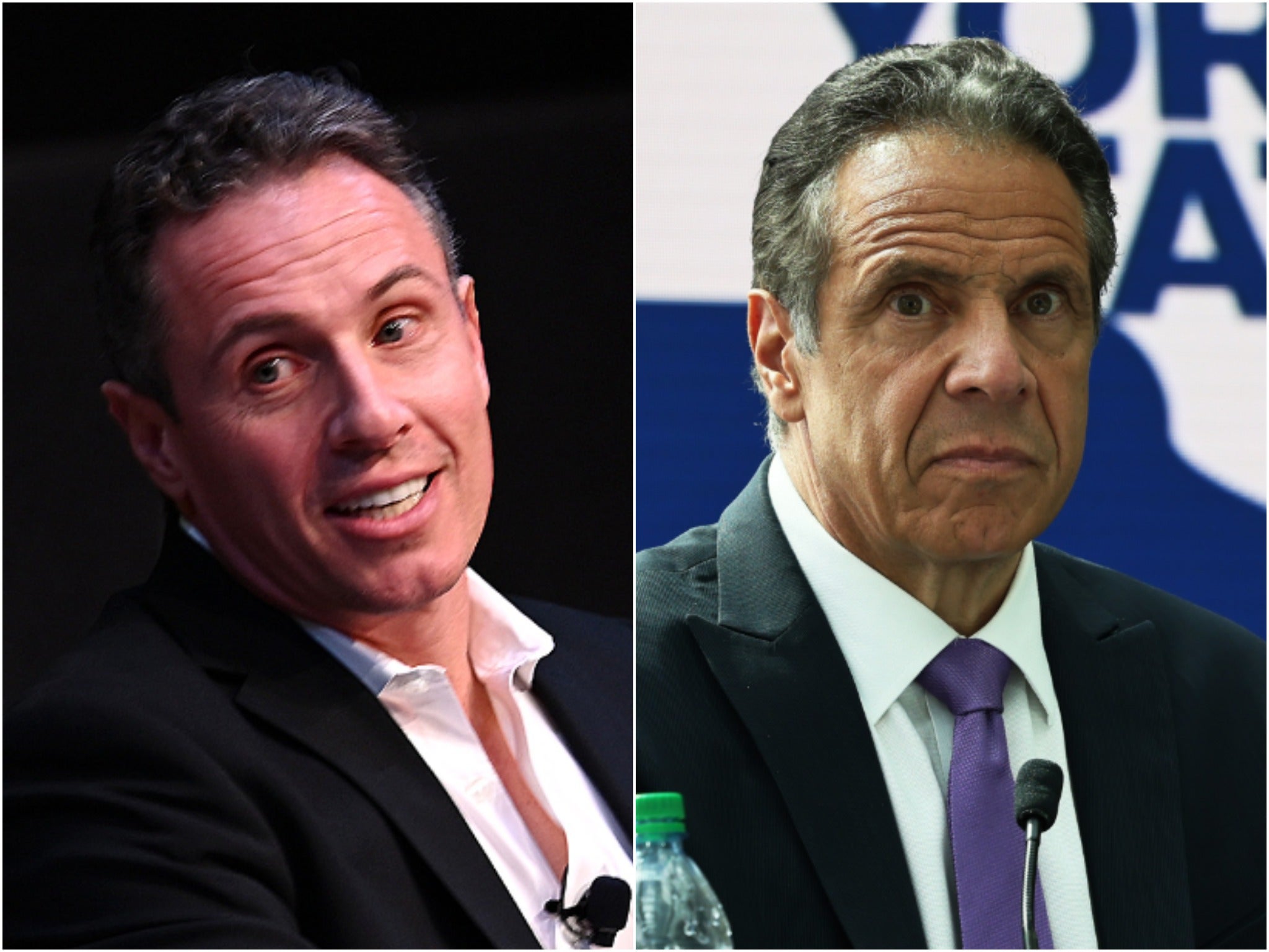 El presentador de CNN, Chris Cuomo, participó en conferencias telefónicas con su hermano, el gobernador de Nueva York, Andrew Cuomo, después de que el gobernador fuera acusado de acoso sexual.
