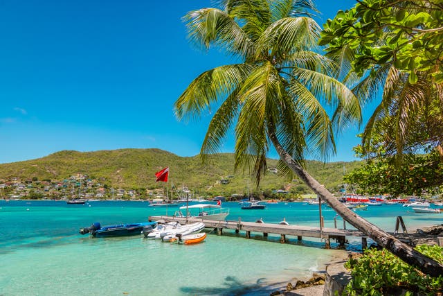 <p>The harbour of Port Elisabeth in Bequia, part of Saint Vincent and the Grenadines.</p>