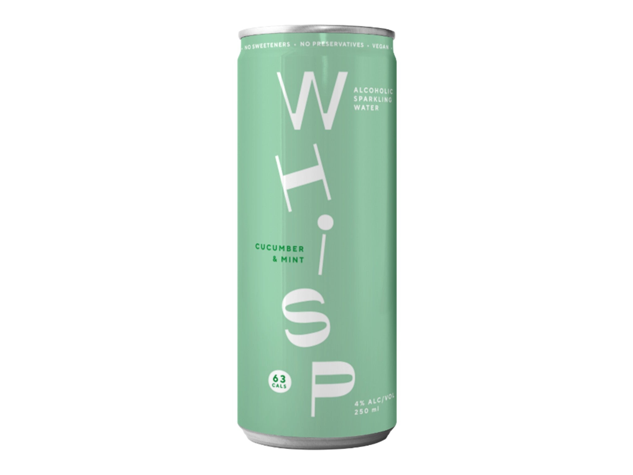 Whisp alcoholic sparkling water, cucumber and mint indybest.jpeg