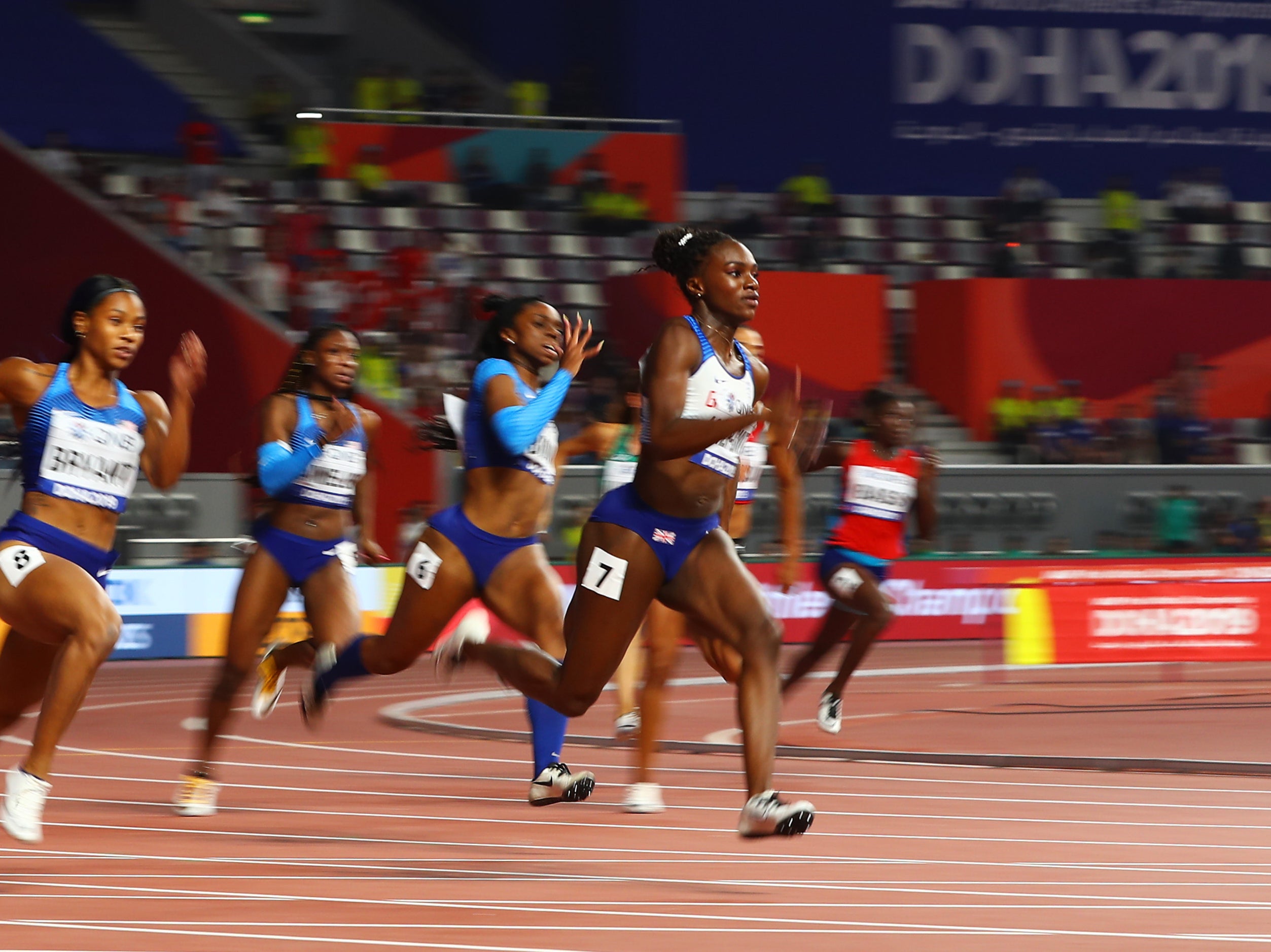 Dina Asher-Smith wins the 200m final at the 2019 World Athletics Championships