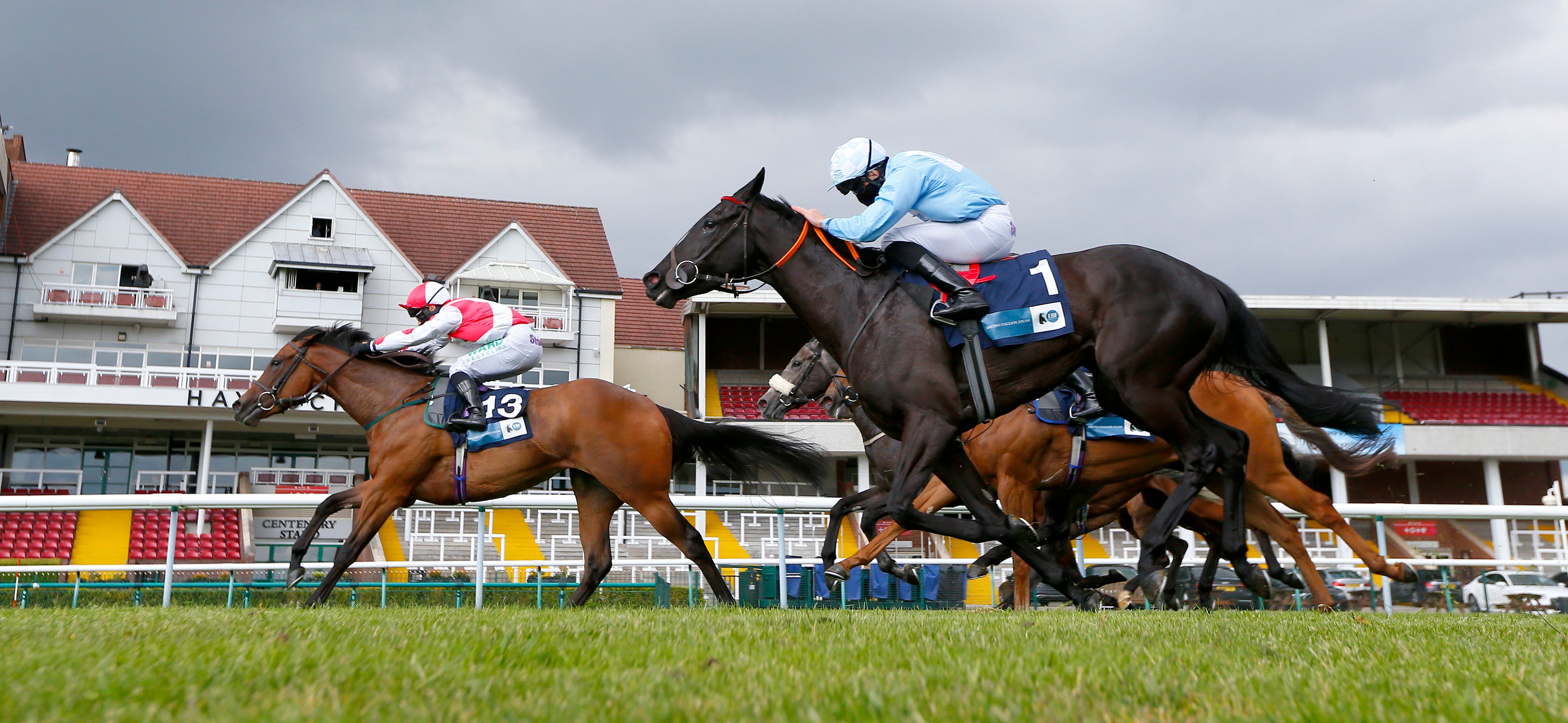 Liberty Beach (red) is one of two runners for John Quinn in the Temple Stakes at Haydock