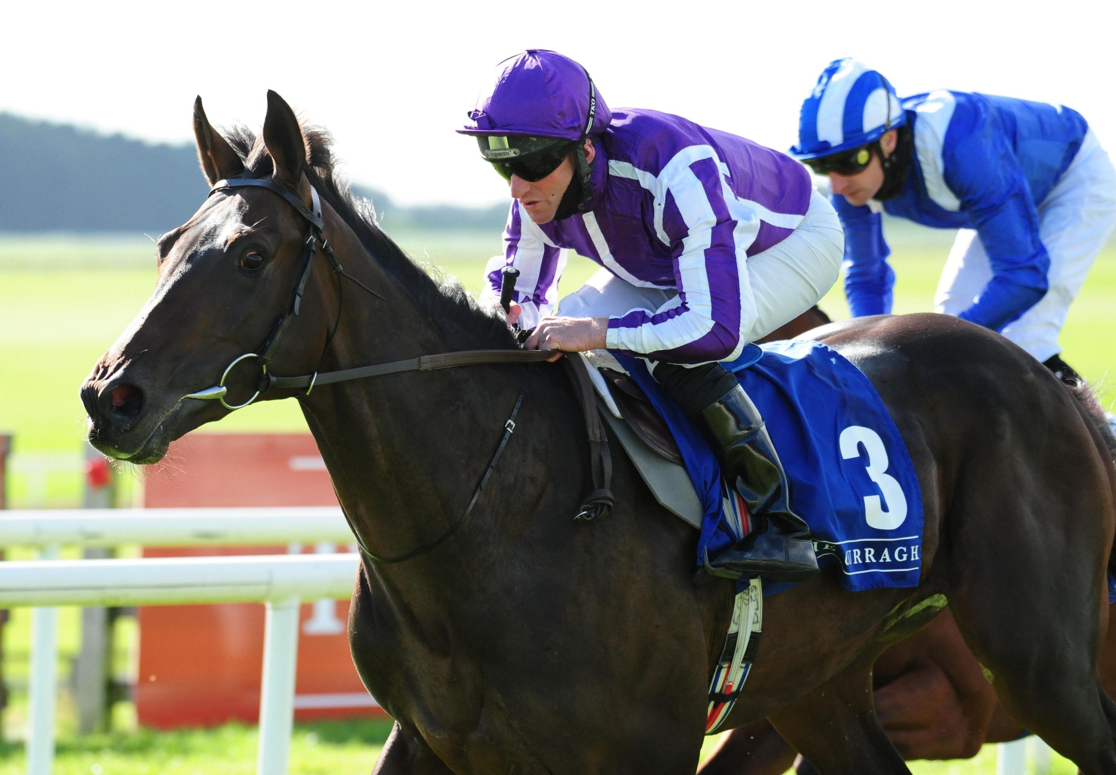 High Definition winning the Beresford Stakes at the Curragh