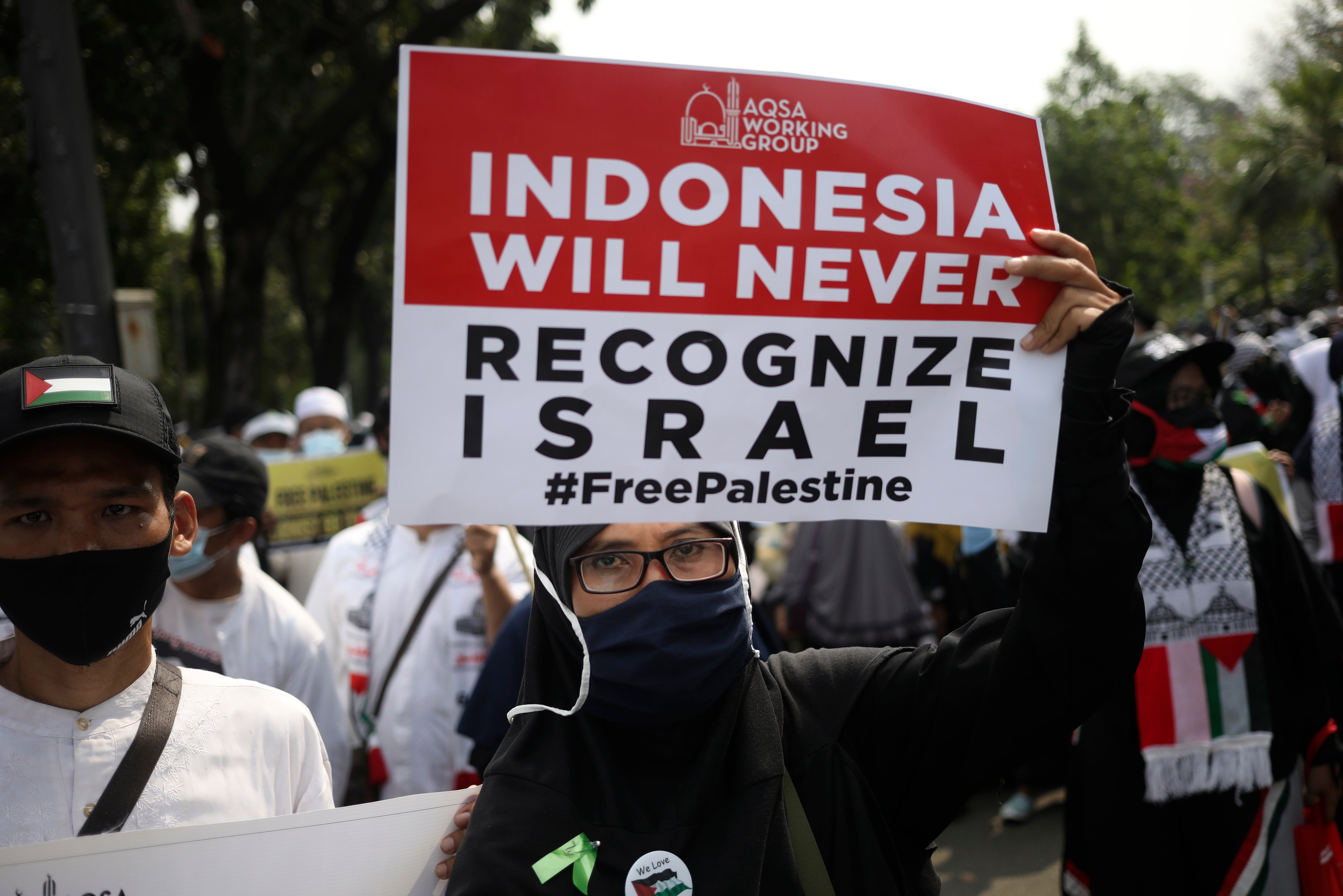 Indonesia Israel Protest