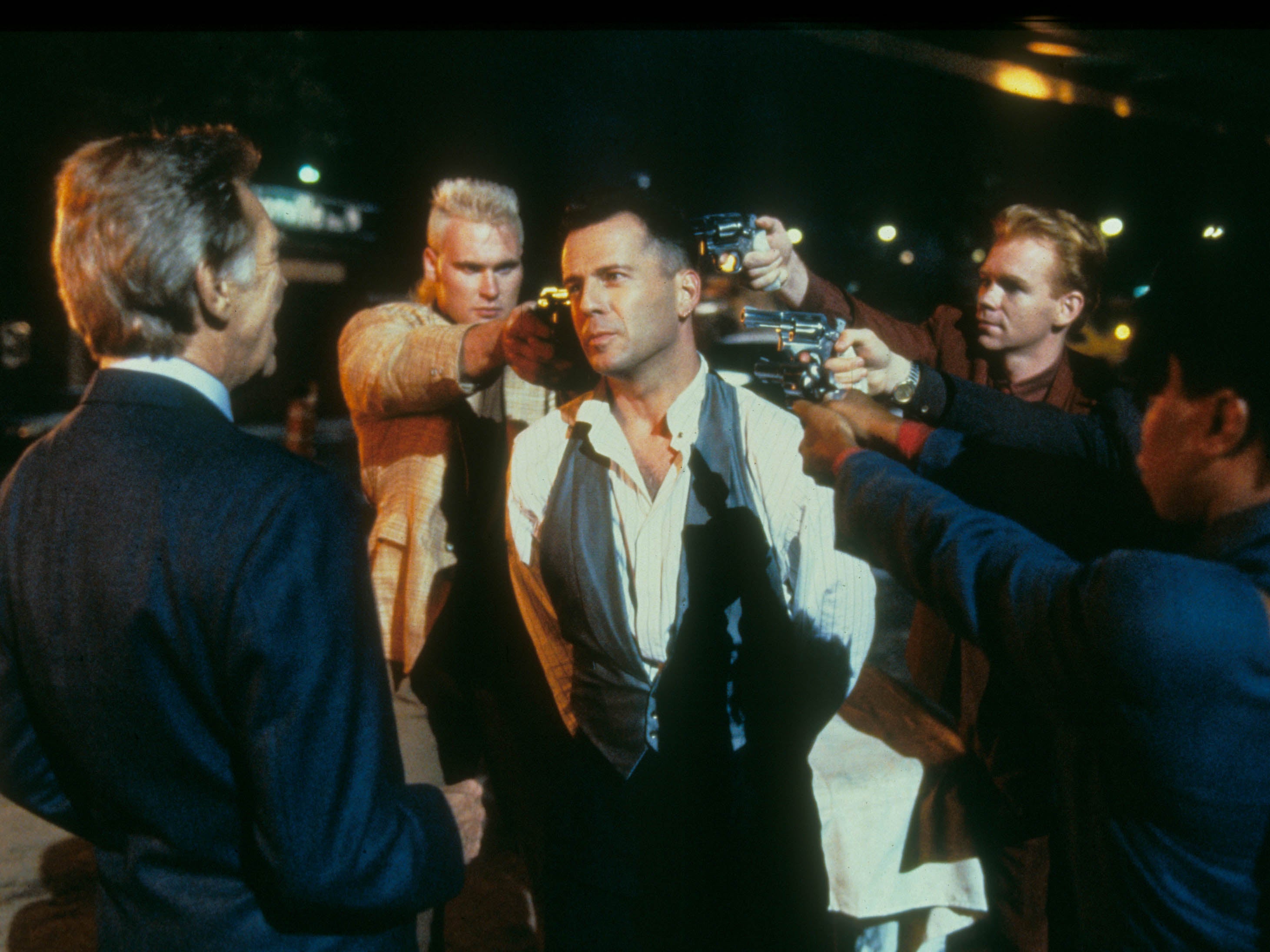 Bruce Willis in a scene from ‘Hudson Hawk’: what the film’s viewers would like to do to its star