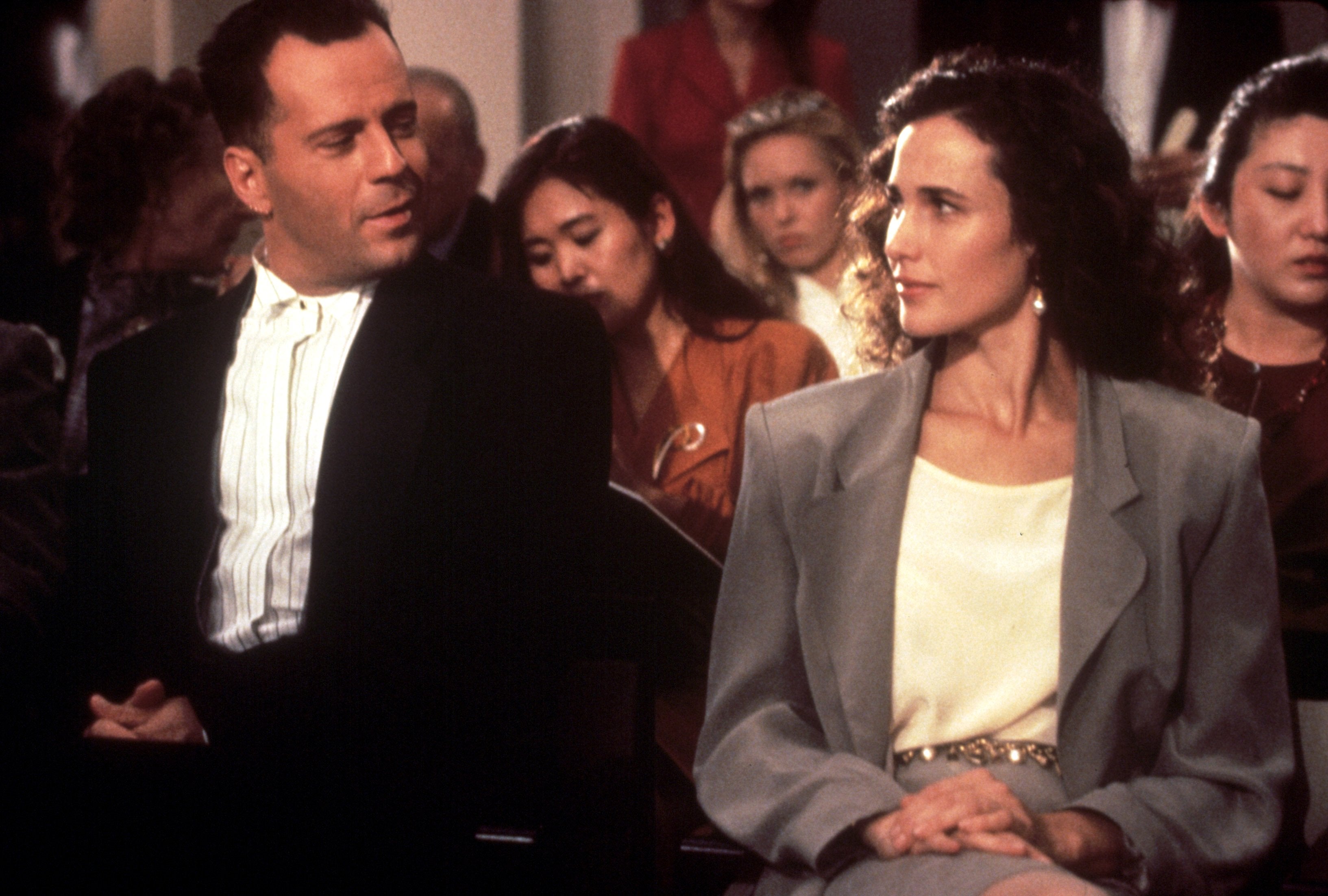 Bruce Willis and Andie MacDowell
