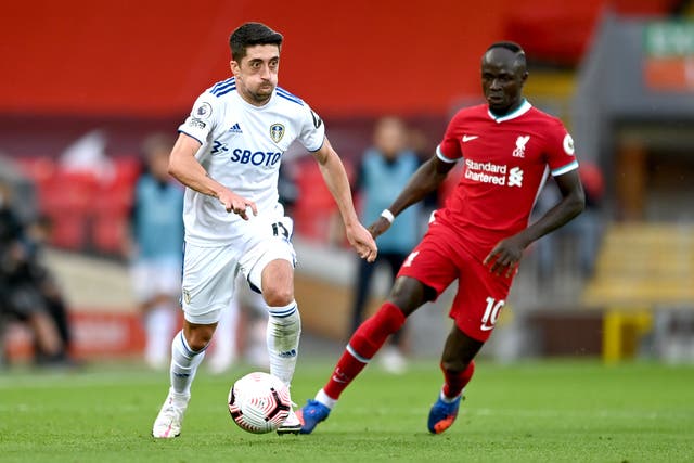 Pablo Hernandez, left, will leave Elland Road at the end of the season