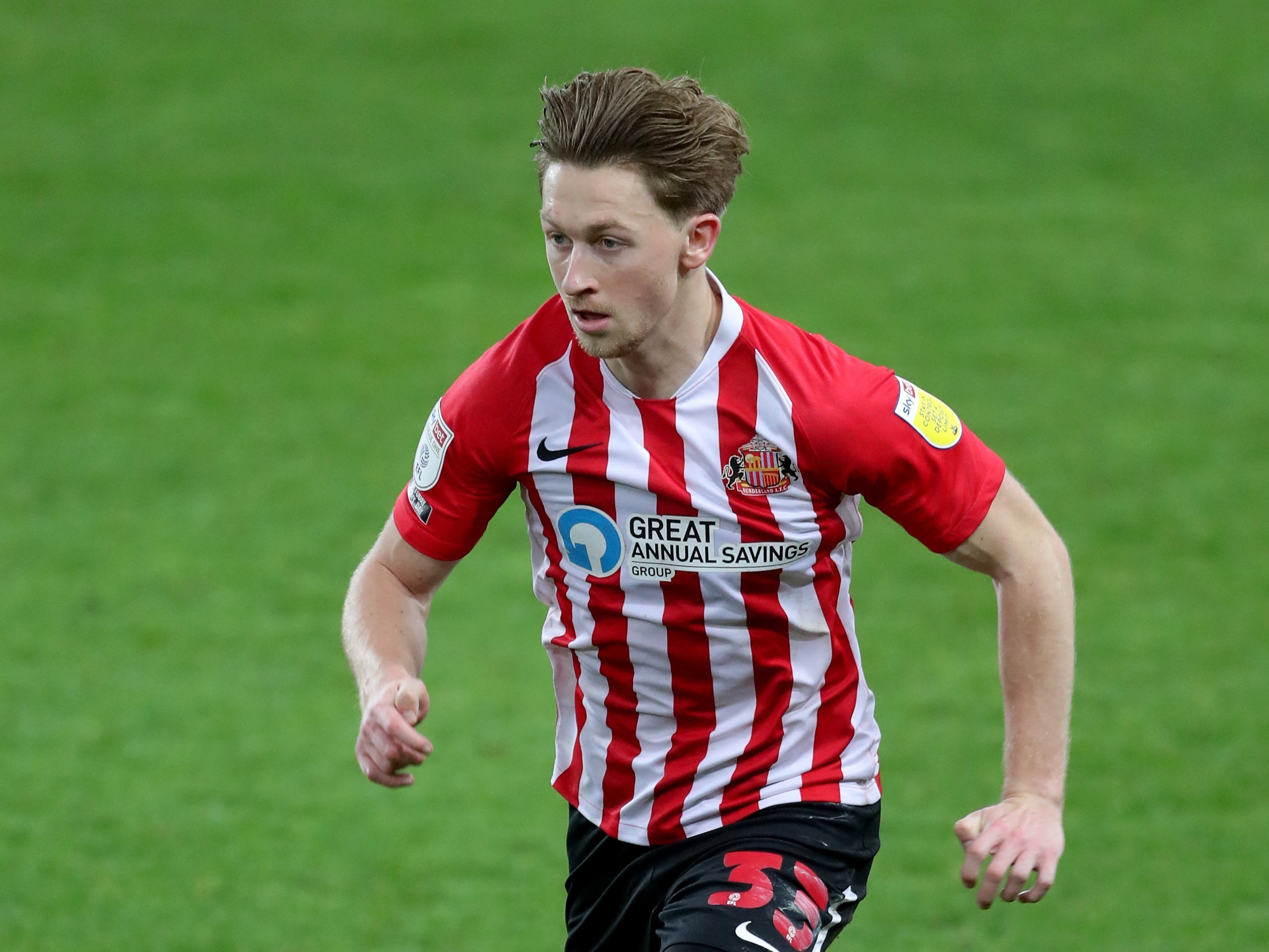 Sunderland’s Denver Hume will miss the League One play-off semi-final clash with Lincoln through injury