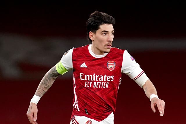 Hector Bellerin is unavailable for Arsenal's game against Brighton (John Walton/PA)