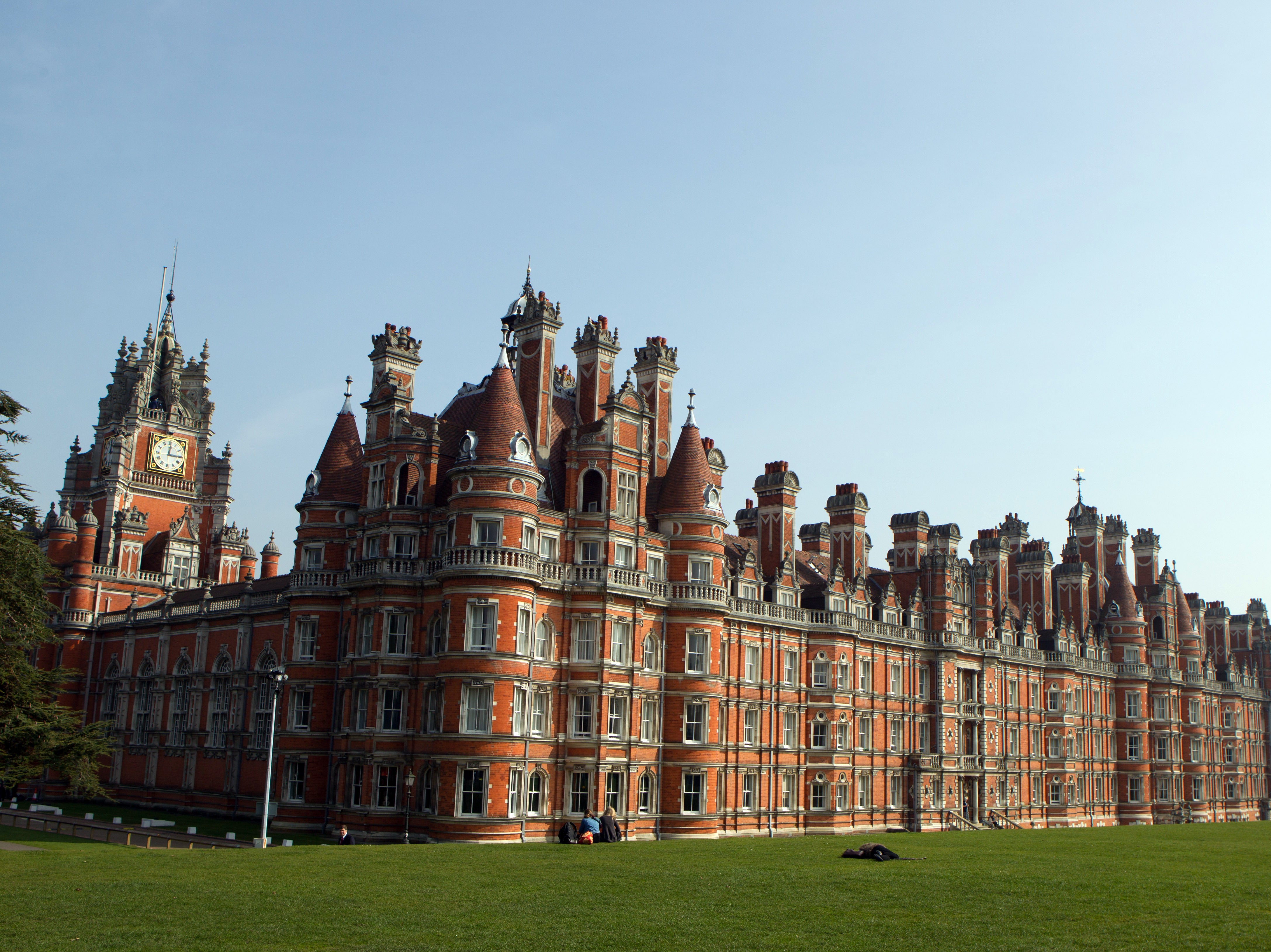 Police are investigating after Israel flags featuring swastikas were put up at The Royal Holloway, University of London, in Surrey