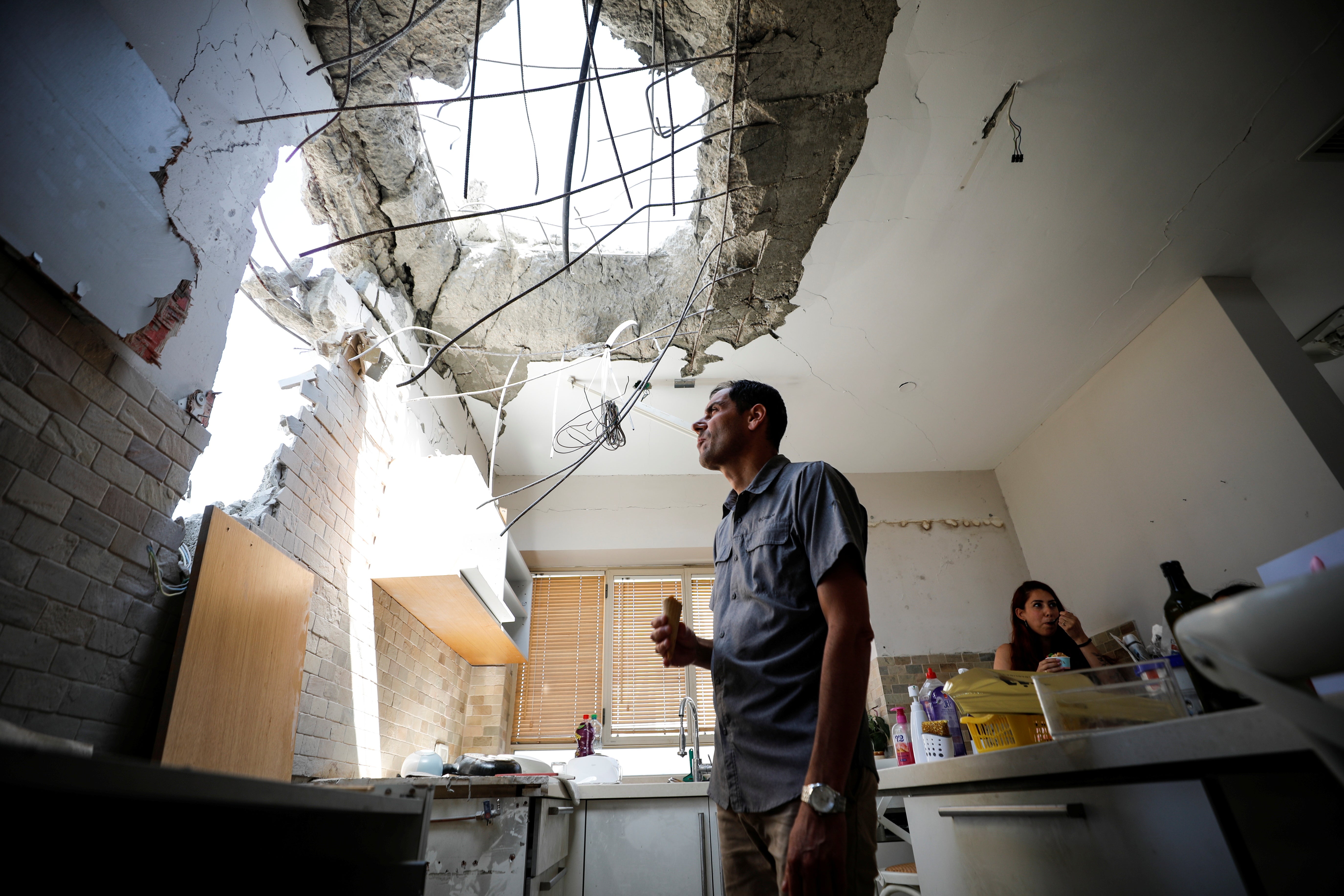 Ashkelon has been the hardest hit city in Israel during the 11-day conflict, according to the mayor Tomer Glam