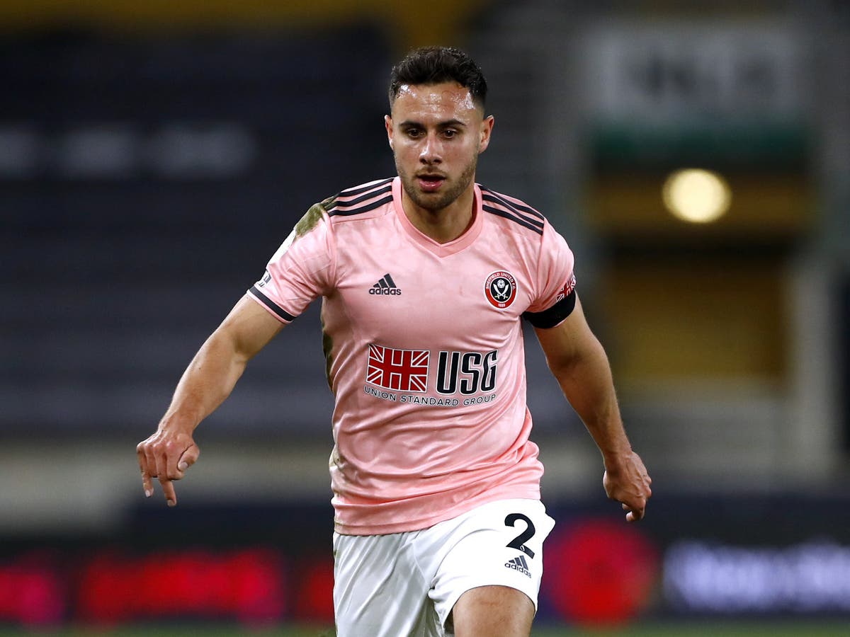 george baldock faces sheffield united fitness test ahead of burnley clash the independent