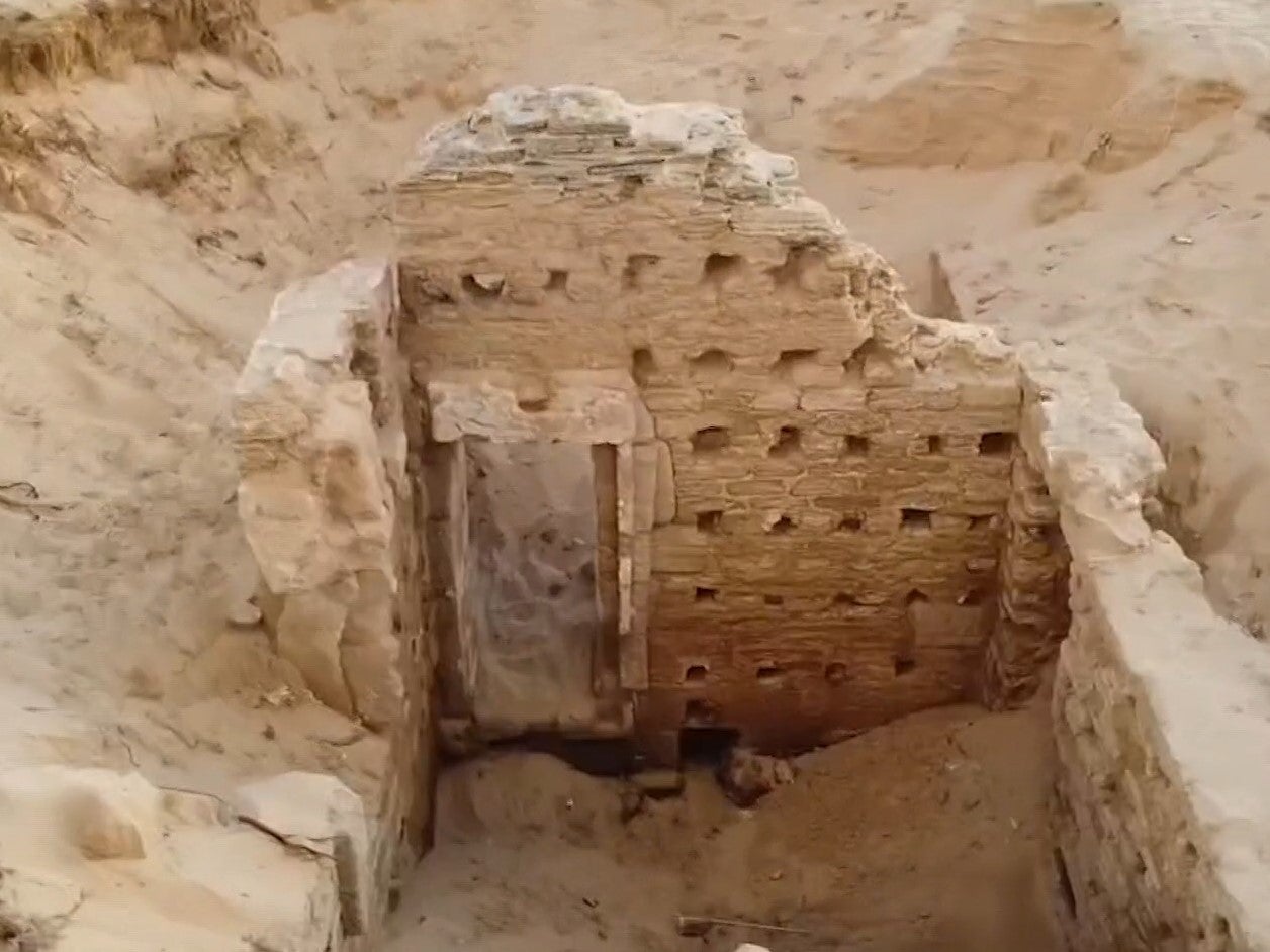 The University of Cadiz said the burial site was 4,000 years old and contained the remains of several individuals