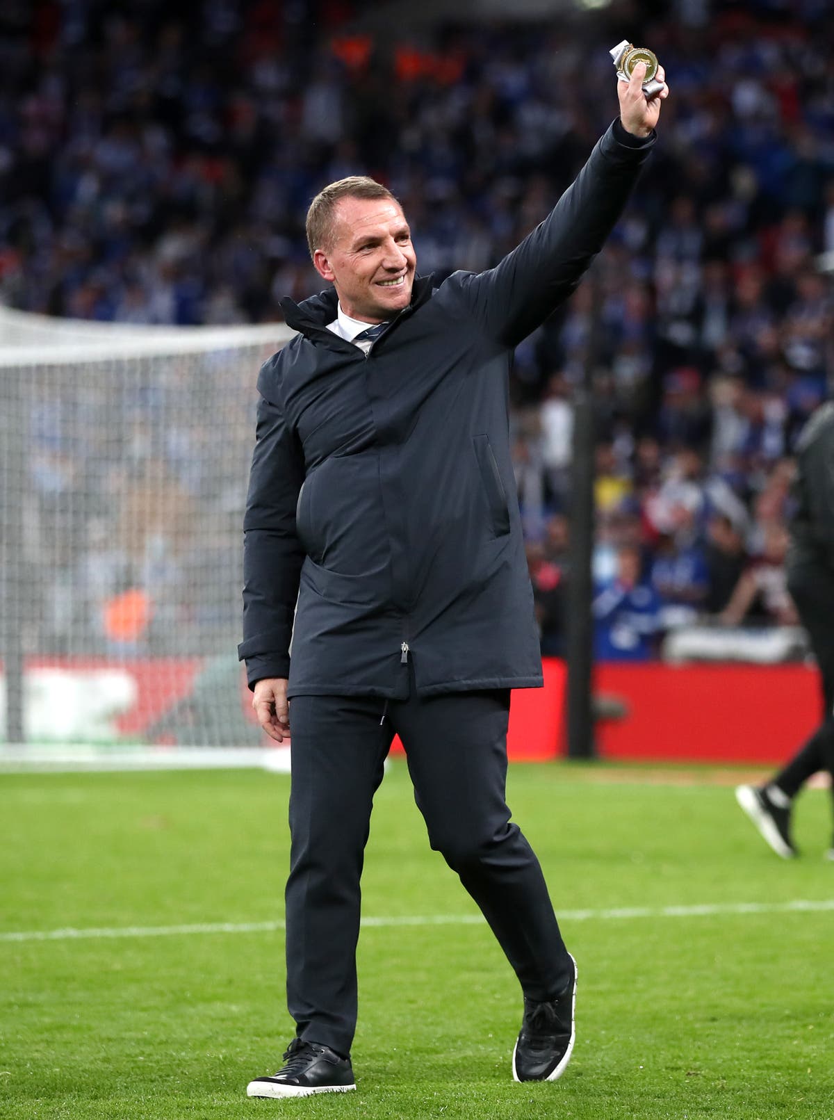 Brendan Rodgers urges Leicester to take their chances in race for top four spot