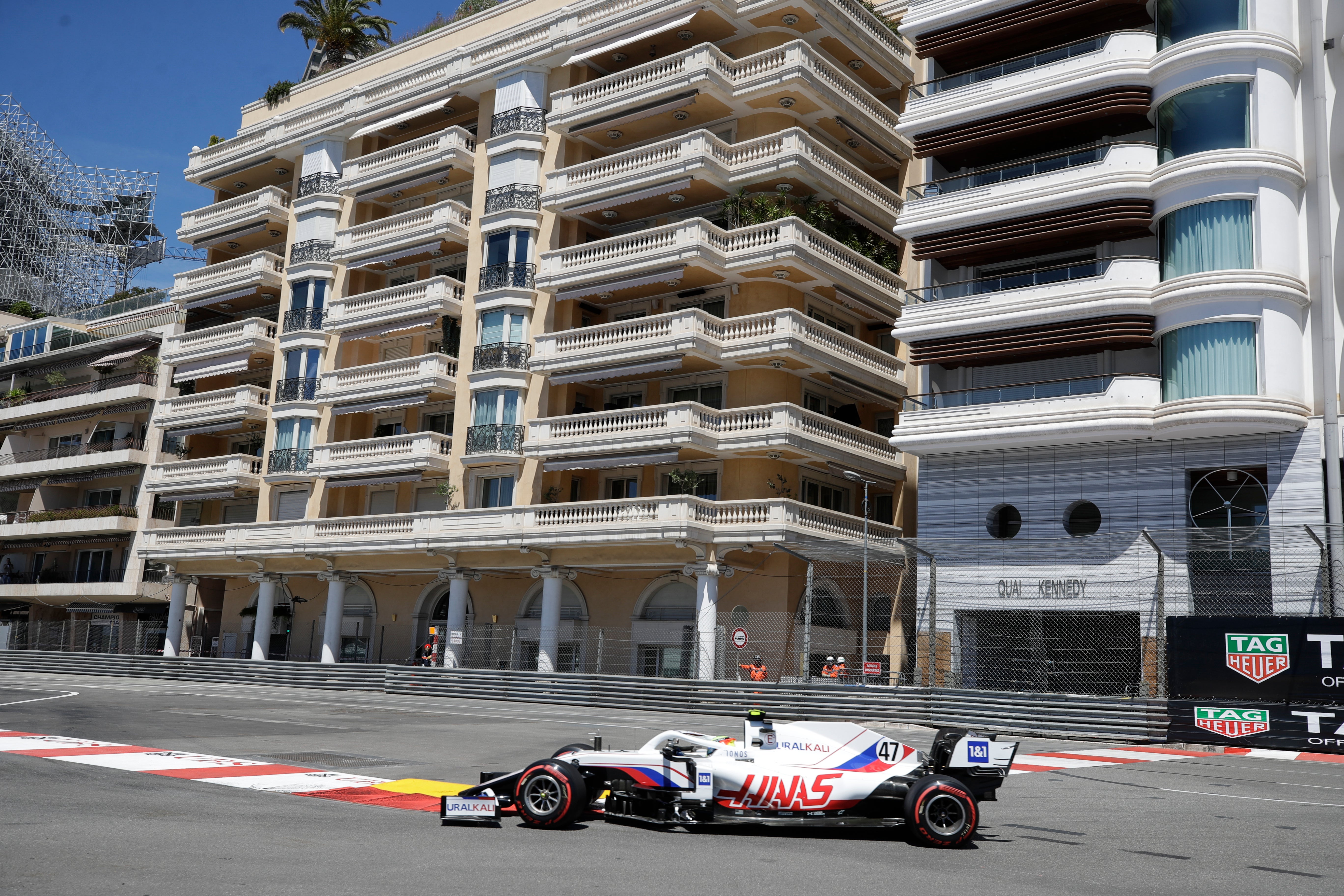 Mick Schumacher crashed out of final practice in Monaco