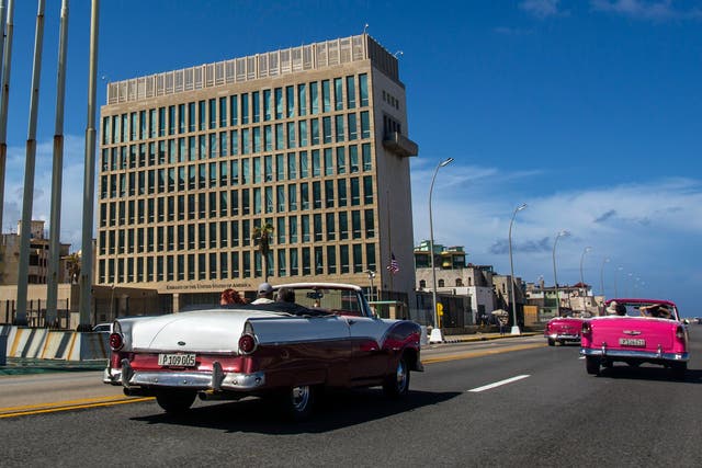 <p>The United States Embassy in Havana, Cuba</p>