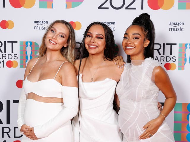 Little Mix, as pictured at the 2021 Brit Awards