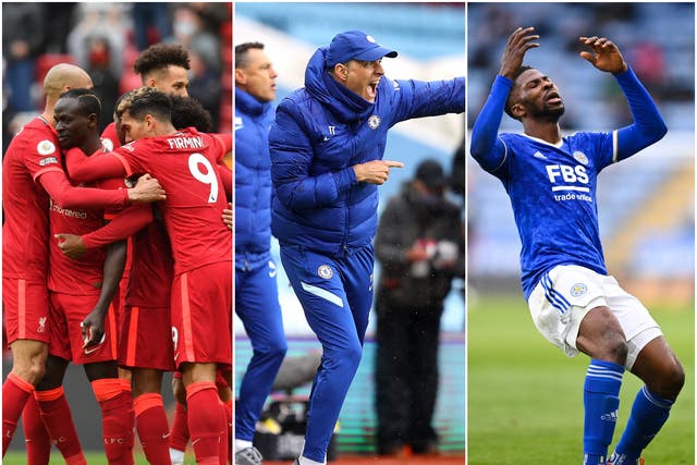 Liverpool and Chelsea beat Leicester in the top-four race