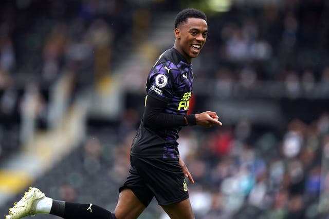Steve Bruce insisted Joe Willock is enjoying the freedom offered to him at Newcastle after becoming the first player since Alan Shearer to score in seven consecutive Premier League games