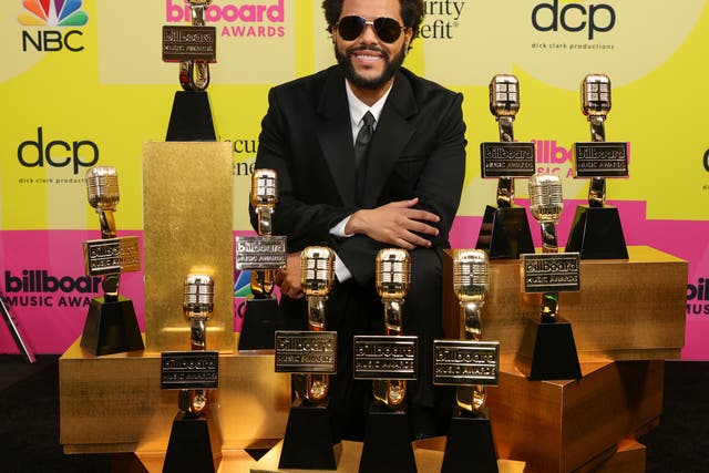<p>The Weeknd wins 10 awards at the BBMAs 2021</p>