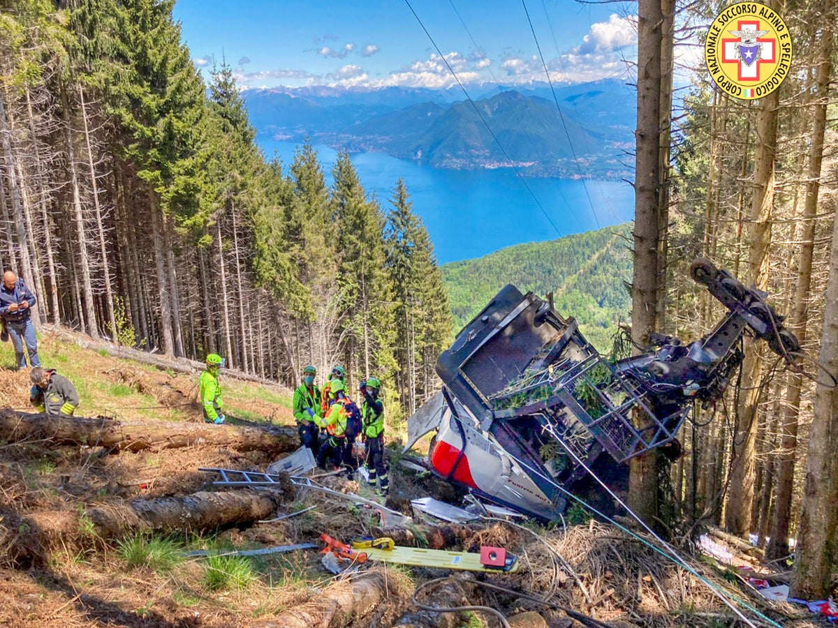 Italy probes cable car crash as lone child survivor recovers University of  Pavia Facebook Jerusalem Italy Switzerland | The Independent