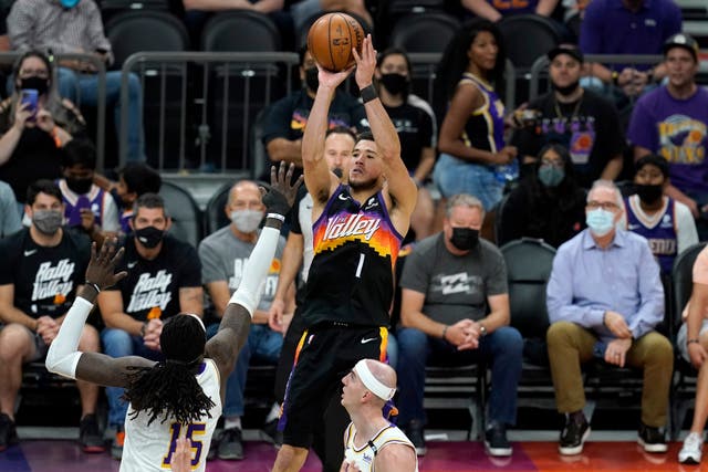 Devin Booker starred for the Phoenix Suns