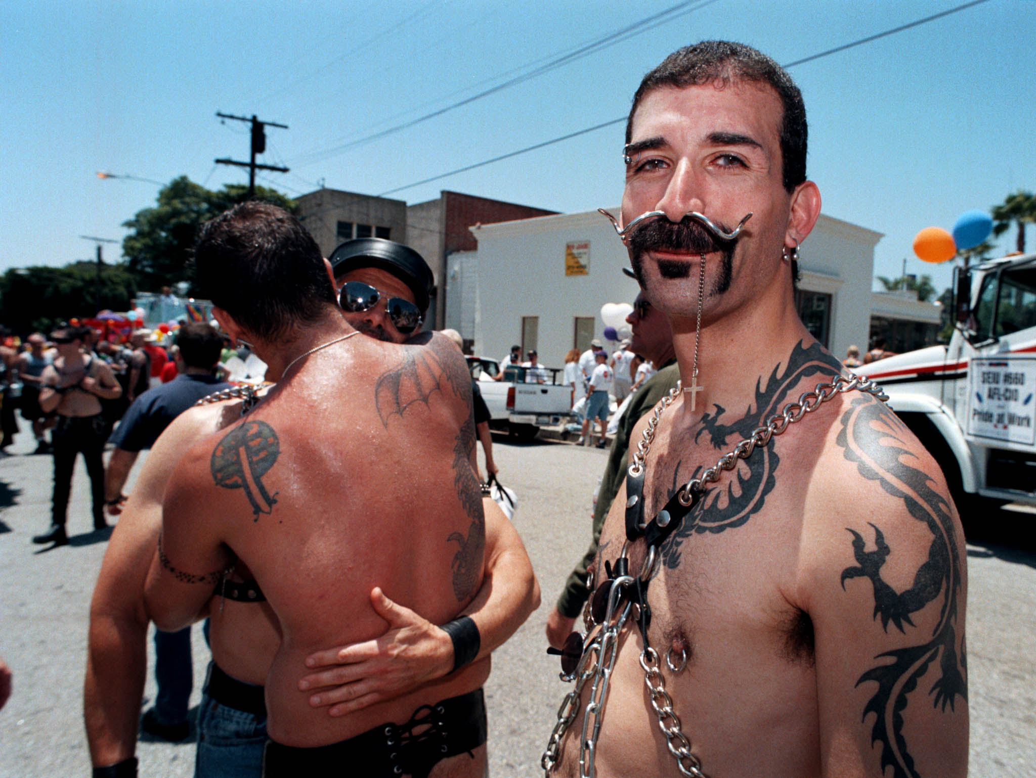 File image: Members of a gay group at the 29Th Annual Gay and Lesbian Pride Celebration in 1999 In West Hollywood, California