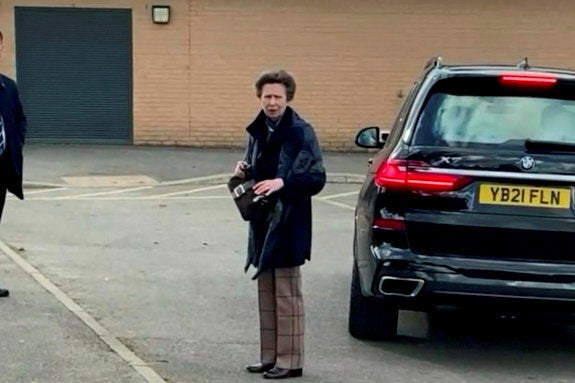 Princess Anne in North Yorkshire last week