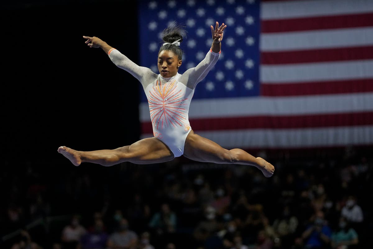 The Secret Detail You Ve Probably Missed On All Of Simone Biles Leotards The Independent