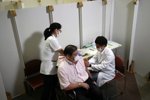 Virus Outbreak Japan Vaccinations