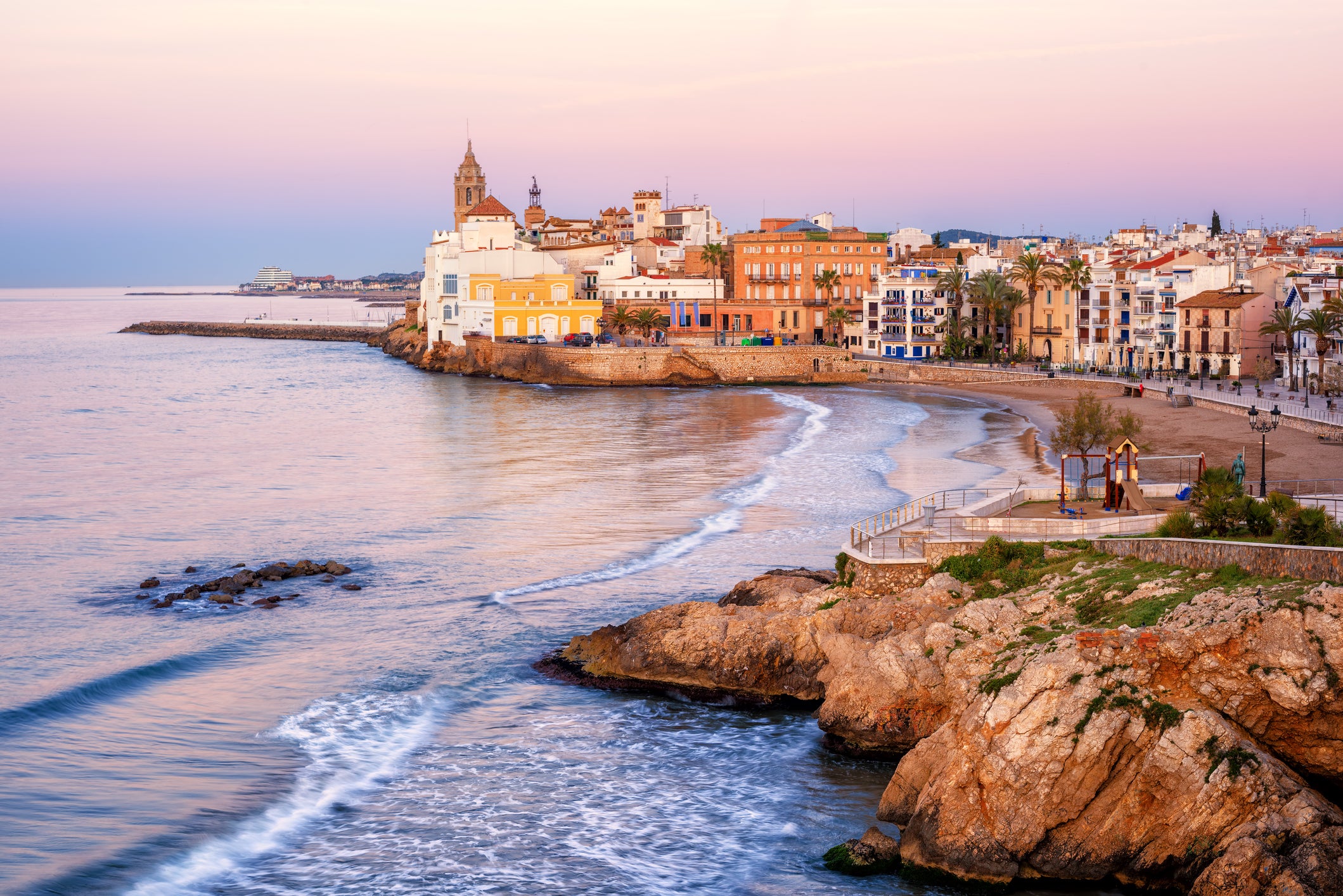 Sitges is a popular holiday spot for Brits