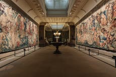 Return of the Devonshire Hunting Tapestries to Chatsworth inspires a revival of old designs