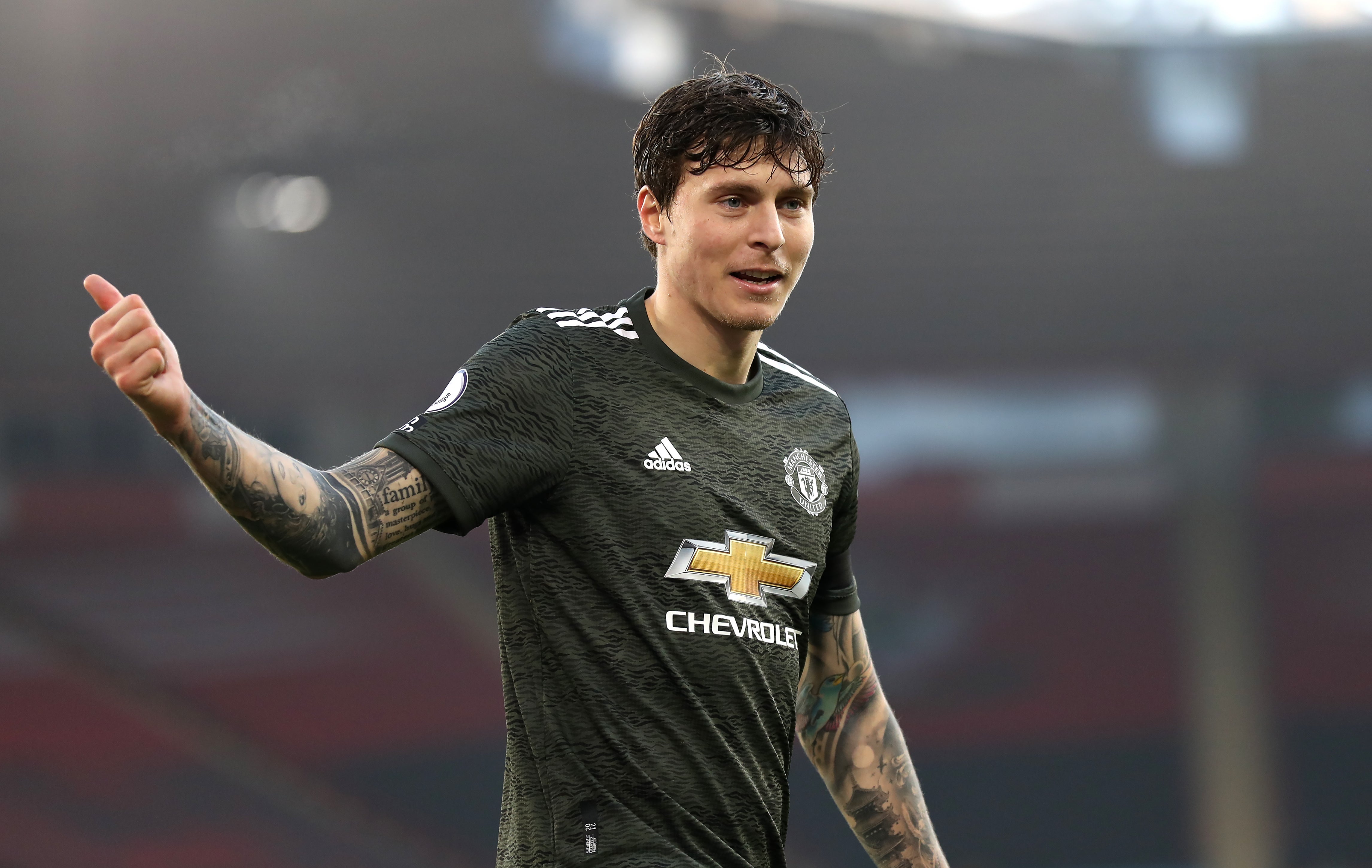 Manchester United centre-back Victor Lindelof