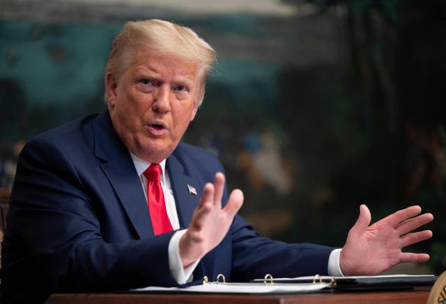 <p>Donald Trump comments on the recent ransomeware attacks</p>
