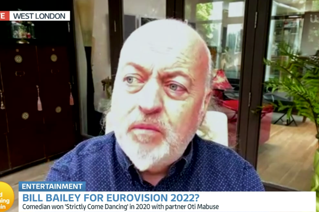 Bill Bailey wants to compete in Eurovision next year