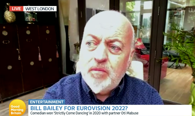 Bill Bailey wants to compete in Eurovision next year