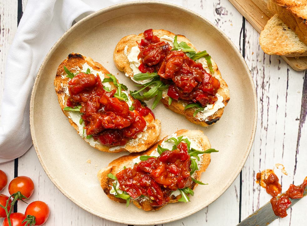 <p>Use up leftover tomatoes in a homemade chilli jam – then whack it on toast</p>