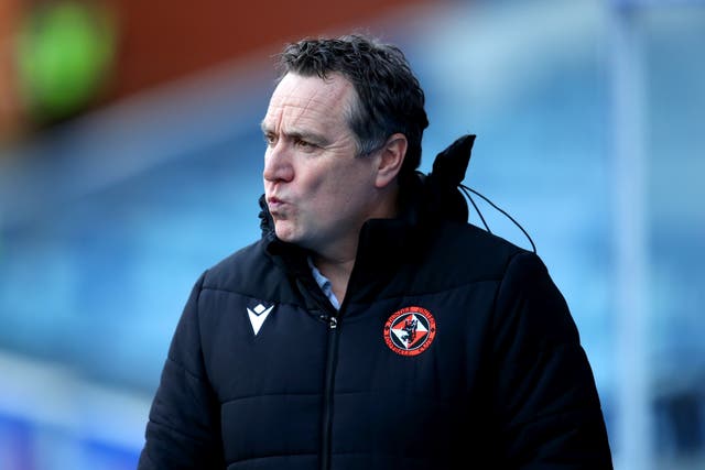 Micky Mellon is heading for the Tannadice exit