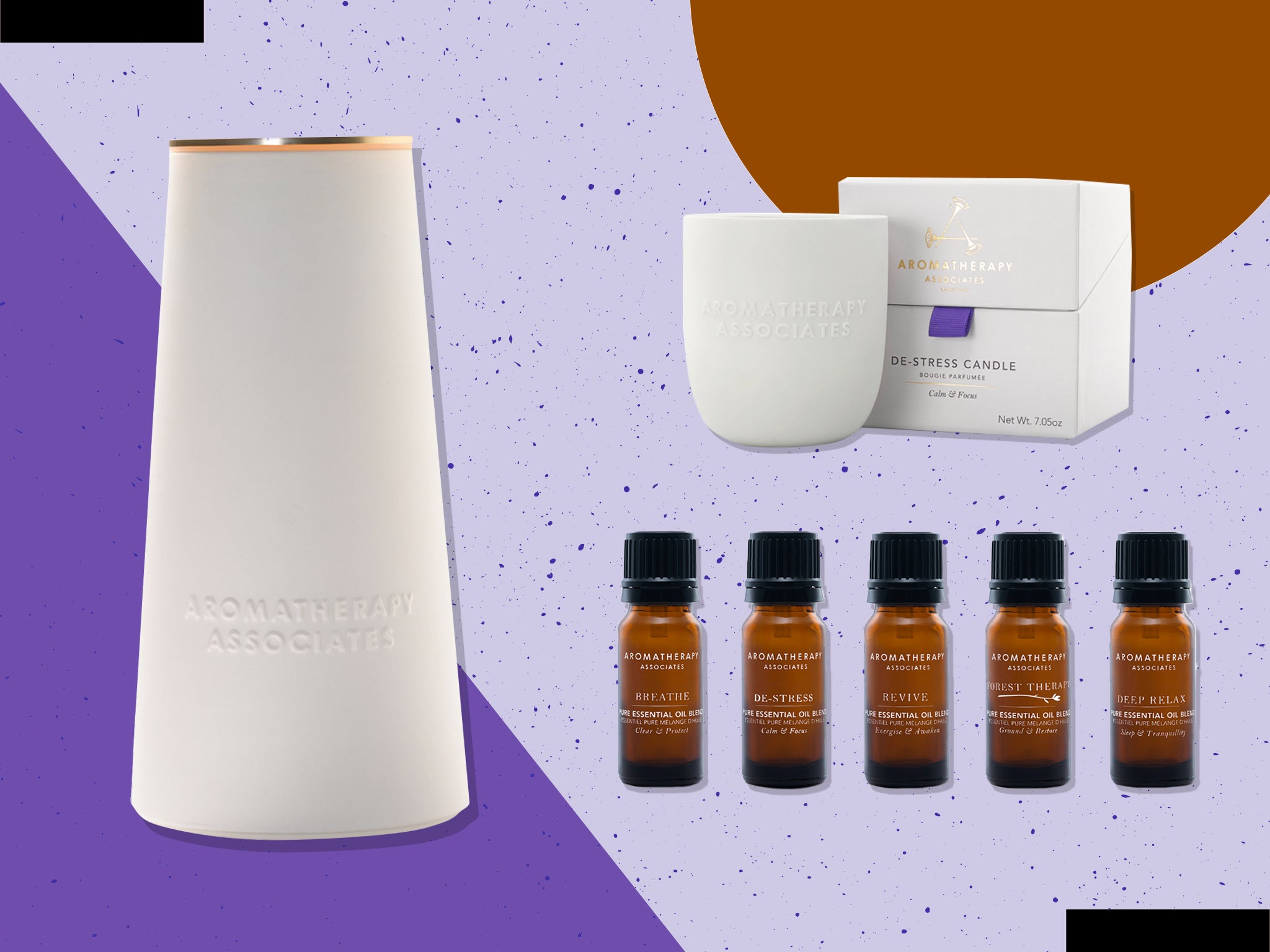 The range includes a new diffuser with fine mist waterless innovation and accompanying essential oils, plus candles in the brand’s bestselling scents