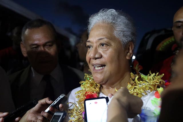 <p>Samoa’s first female prime minister-elect was literally locked out of parliament</p>