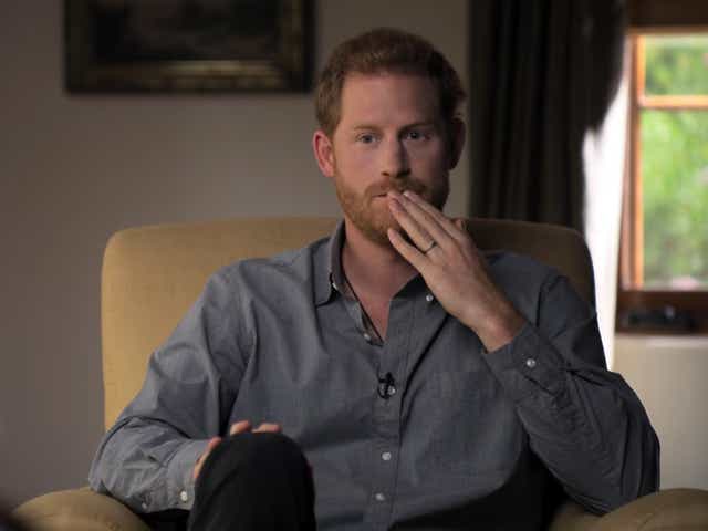 Prince Harry in 'The Me You Can’t See’