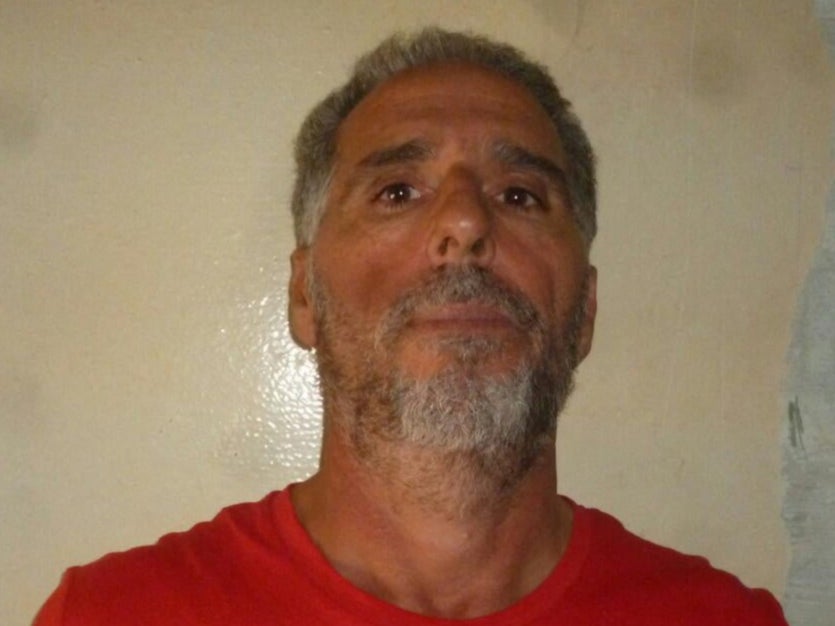 Italian drug lord Rocco Morabito pictured in 2017 after he was arrested in Uruguay following more than 20 years on the run